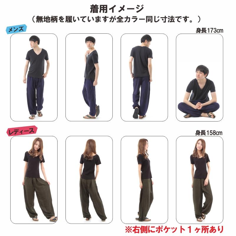 アジアンパンツ サルエルパンツ アラジンパンツ エスニック メンズ レディース ウイング柄 タイパンツ ユニセックス G