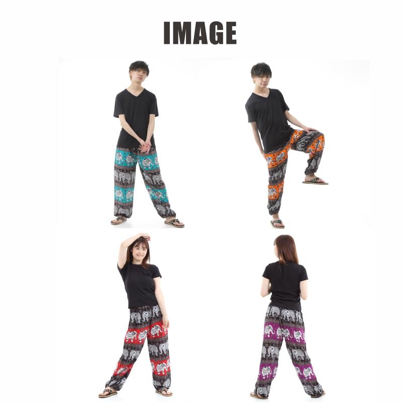 アジアンパンツ サルエルパンツ アラジンパンツ エスニック メンズ レディース タイパンツ ユニセックス AP-SR1724 G