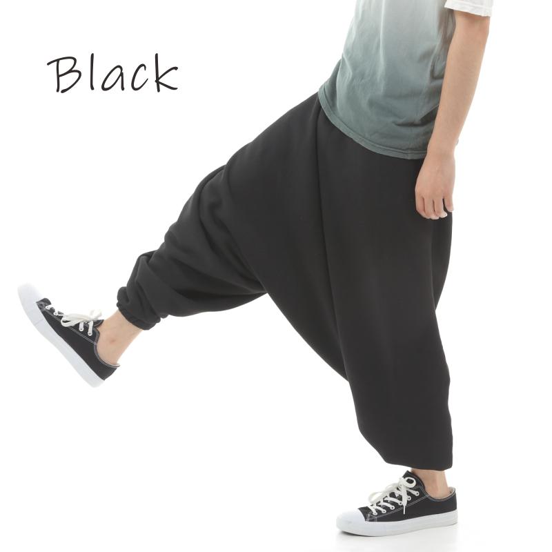サルエルパンツ アラジンパンツ もこもこ裏起毛 スウェット メンズ レディース パジャマ もこもこ オールインワン ユニセックス エスニック アジアン オリエンタル ダンス 衣装 イベント M