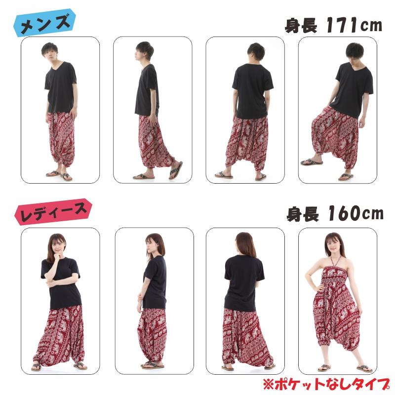サルエルパンツ メンズ レディース アラジンパンツ レーヨン タイパンツ ユニセックス オールインワン PS-SR1876 G