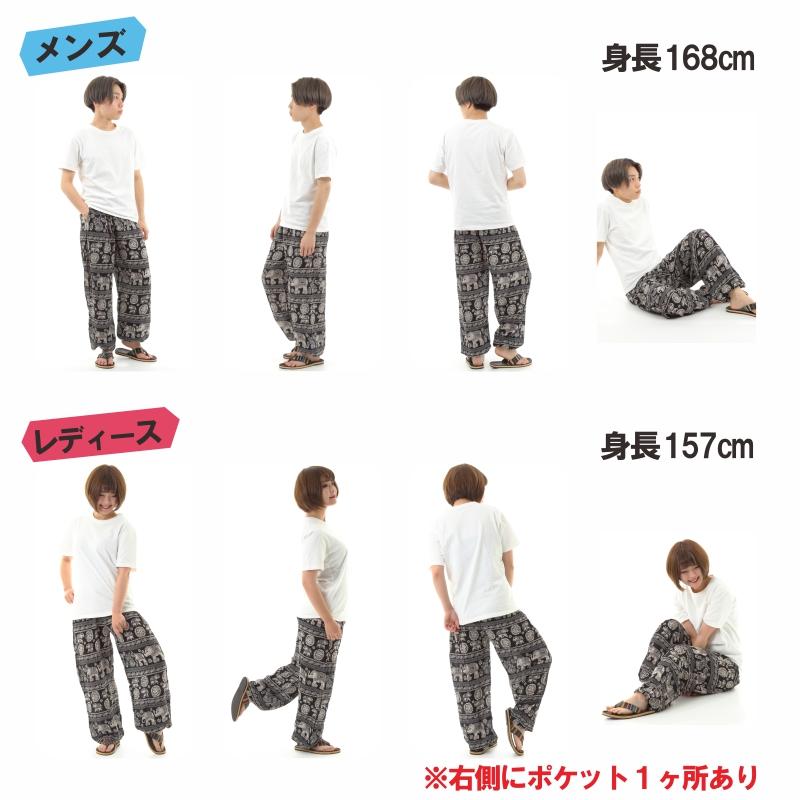 アジアンパンツ サルエルパンツ アラジンパンツ エスニック メンズ レディース AP1201-F タイパンツ ユニセックス G