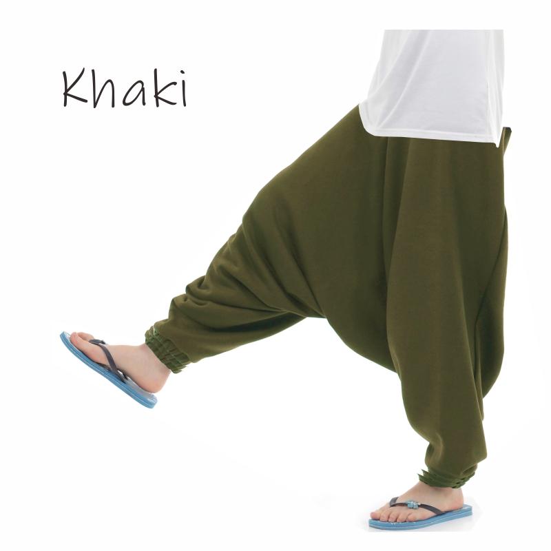 サルエルパンツ アラジンパンツ もこもこ裏起毛 スウェット メンズ レディース パジャマ もこもこ オールインワン ユニセックス エスニック アジアン オリエンタル ダンス 衣装 イベント M