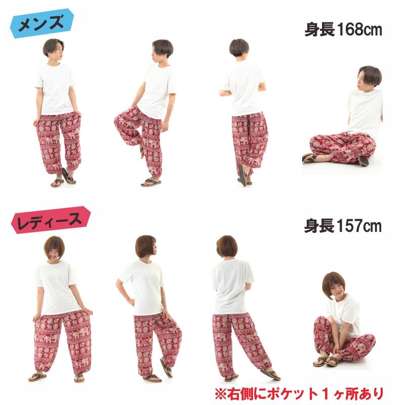 アジアンパンツ サルエルパンツ アラジンパンツ エスニック メンズ レディース AP1201-F タイパンツ ユニセックス G