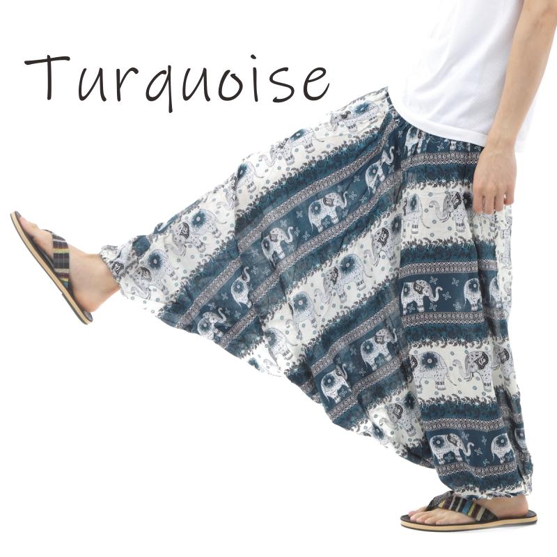 サルエルパンツ メンズ レディース アラジンパンツ レーヨン タイパンツ ユニセックス オールインワン PS-SR1880 G