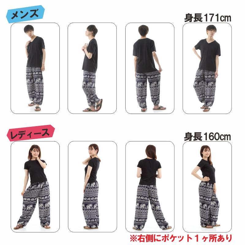 アジアンパンツ サルエルパンツ アラジンパンツ エスニック メンズ レディース タイパンツ ユニセックス AP-SR1876 M