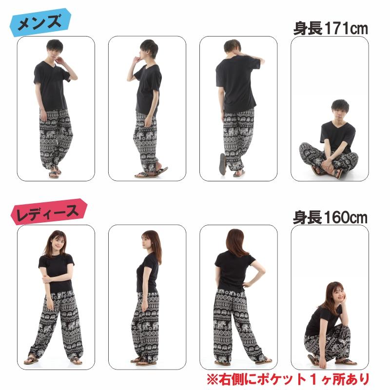 アジアンパンツ サルエルパンツ アラジンパンツ エスニック メンズ レディース タイパンツ ユニセックス AP-SR1876 M