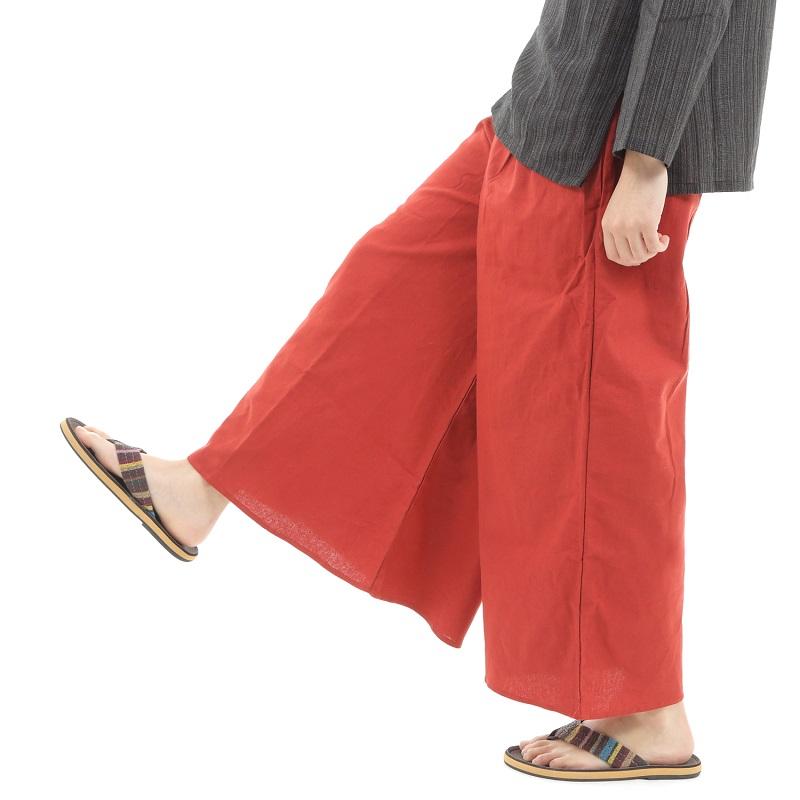 タイパンツ ゴム仕様 無地 ワイドパンツ ユニセックス メンズ レディース エスニック アジアン レーヨン サルエルパンツ アラジン アジアン エスニックパンツ ファッション タイパンツ M