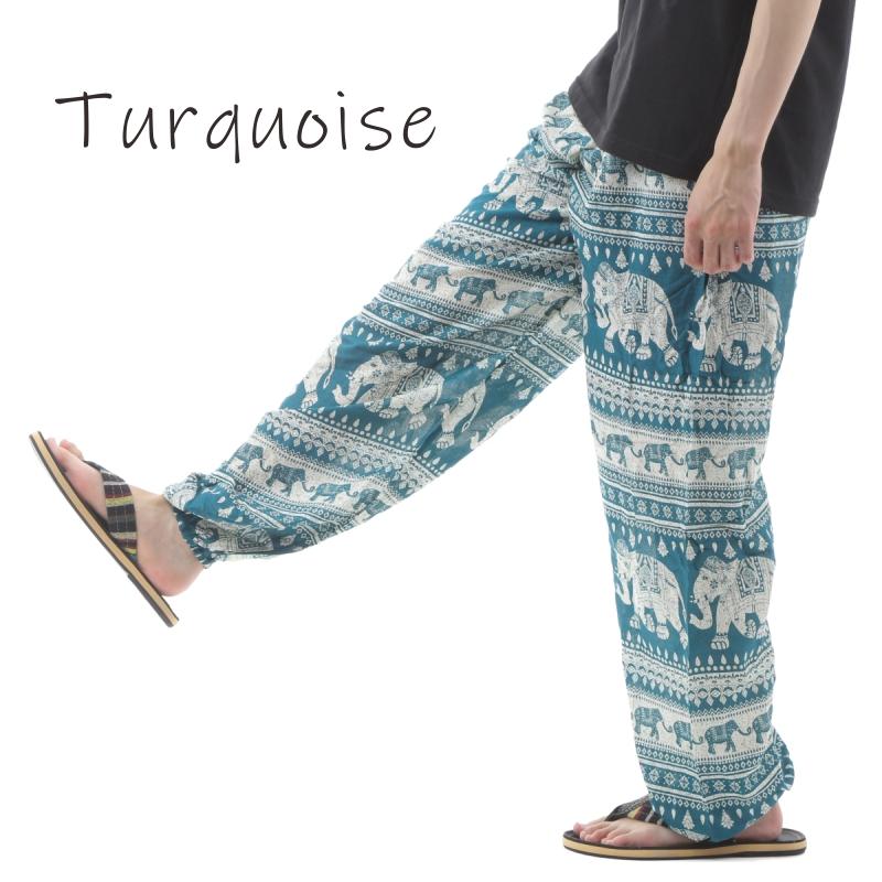 アジアンパンツ サルエルパンツ アラジンパンツ エスニック メンズ レディース  タイパンツ ユニセックス AP-SR1565 G