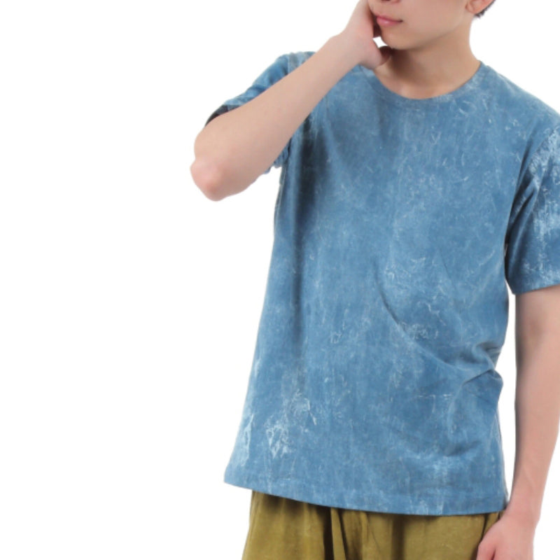 ストーンウォッシュ Tシャツ エスニック アジアン メンズ レディース ユニセックス 沖縄技研 G